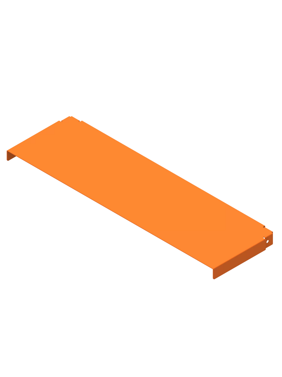 Shelf Layer Straight - Bright Orange