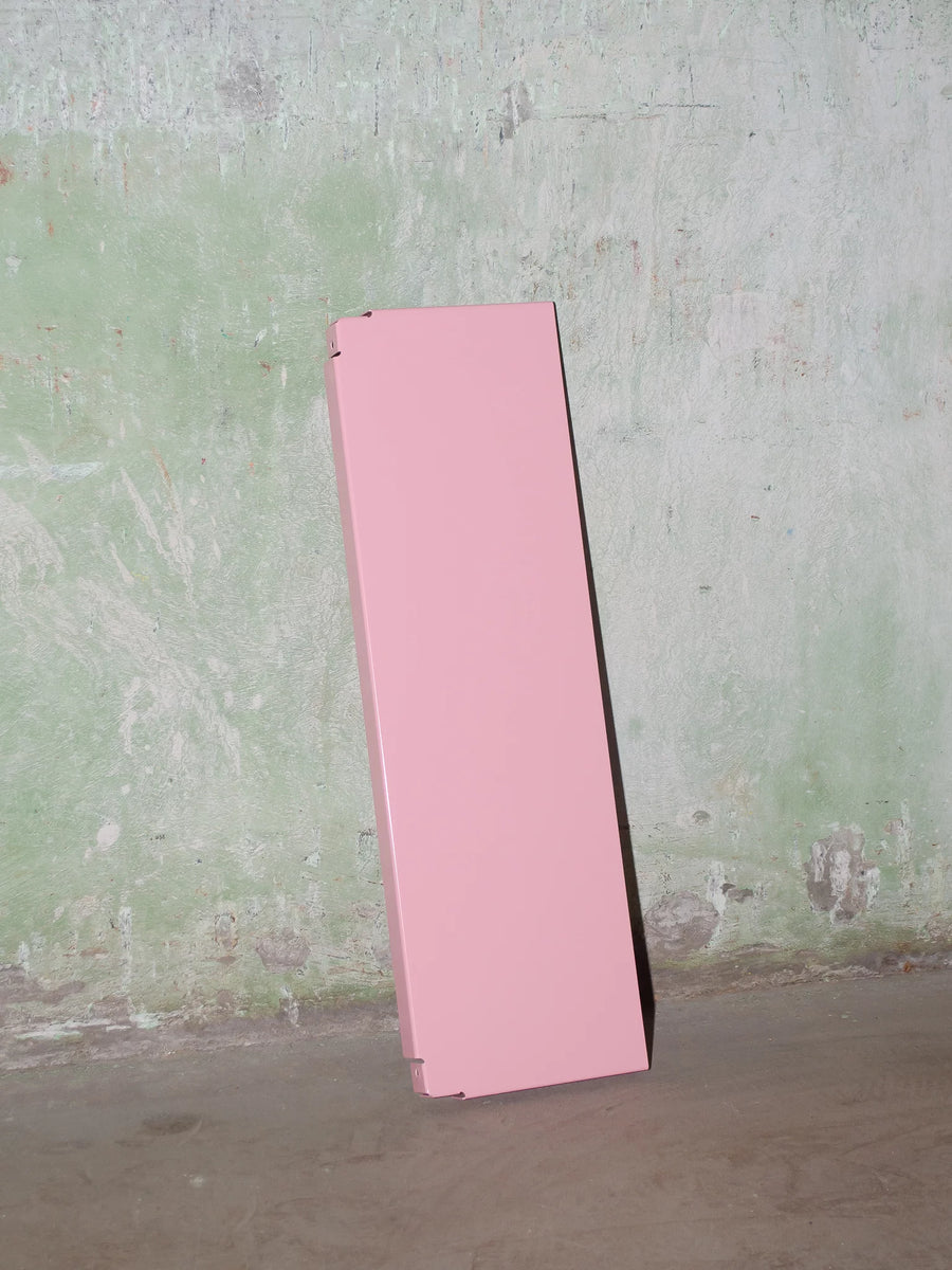 Small wall shelf - Stainless Steel / Pink