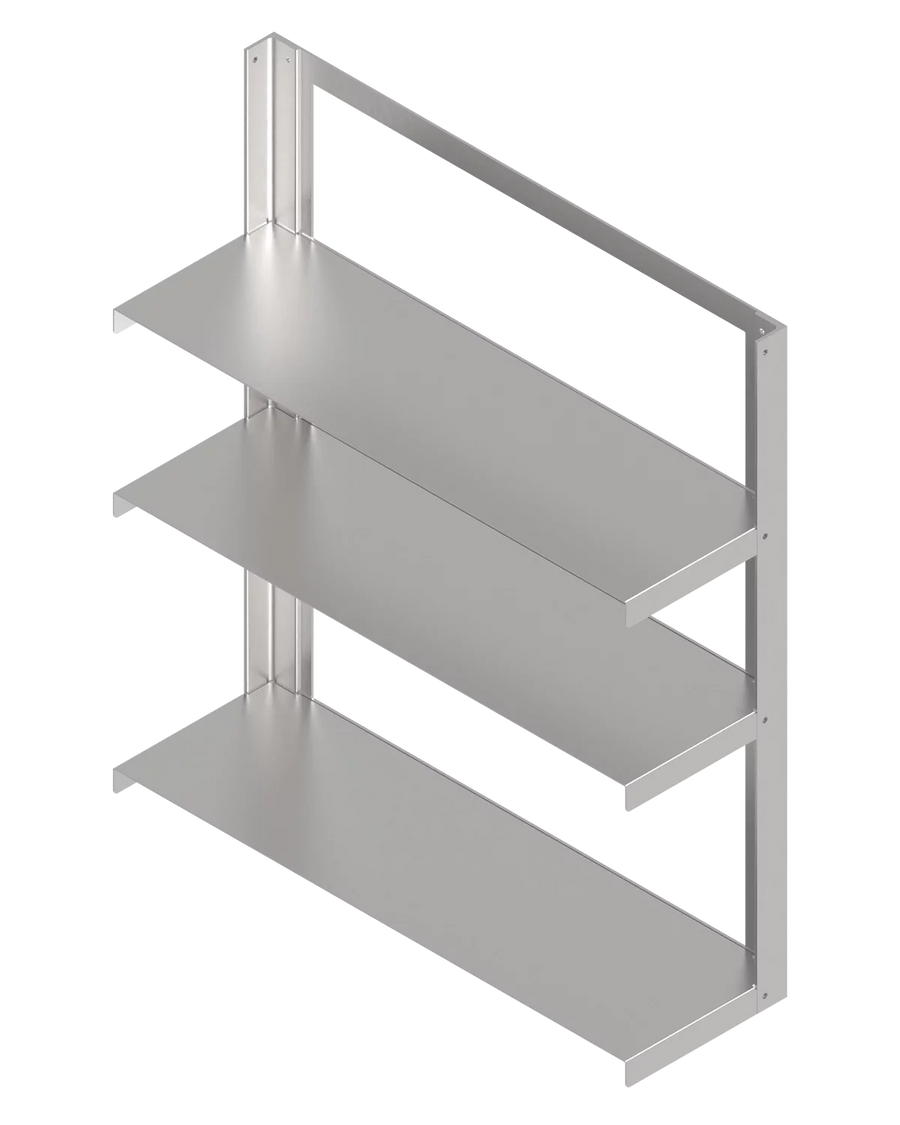 Small wall shelf - Stainless Steel / Stainless Steel