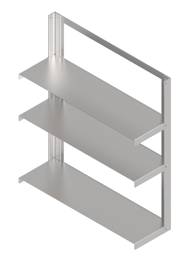 stainless steel kitchen shelf