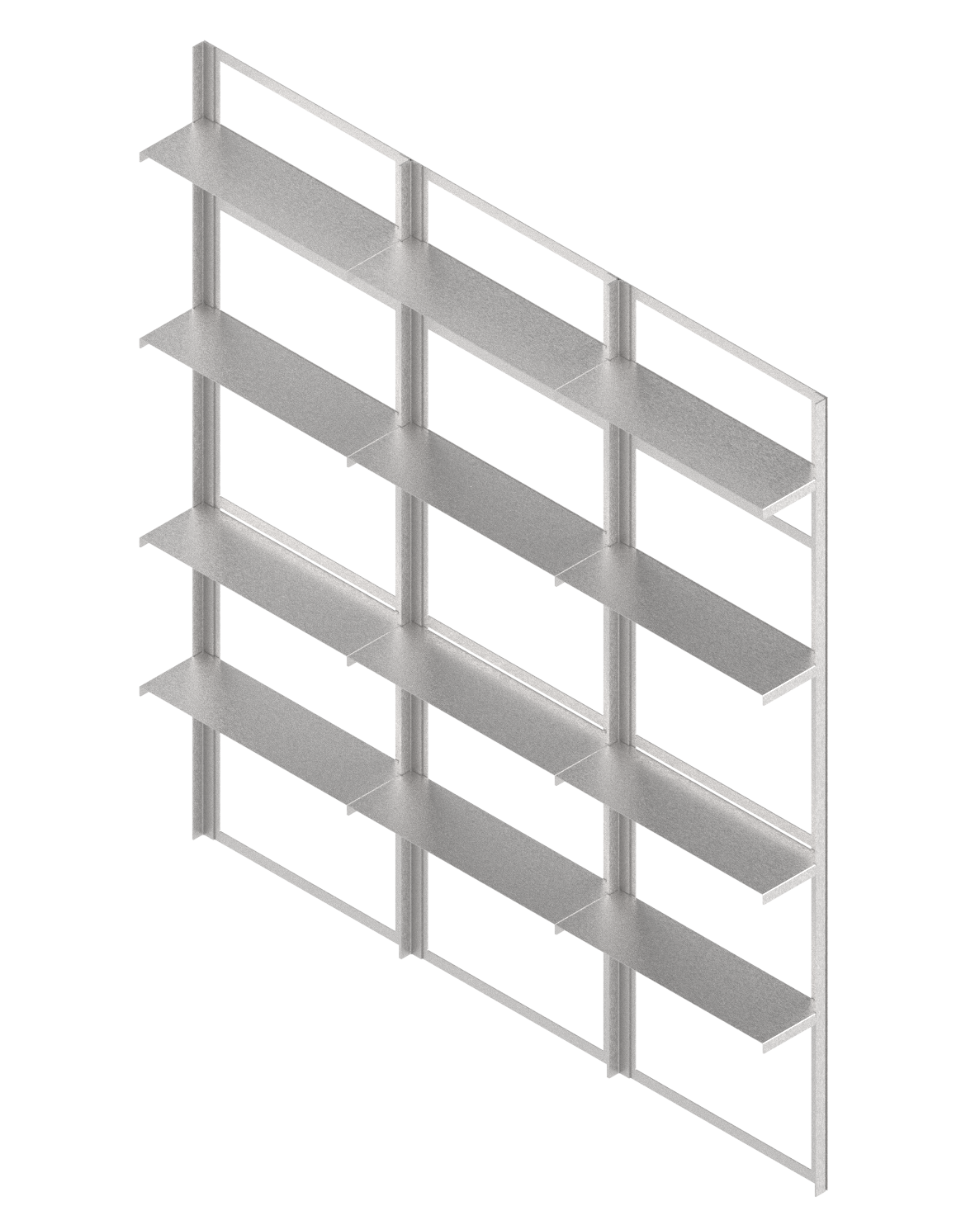 POSSI standard wall shelf stainless steel